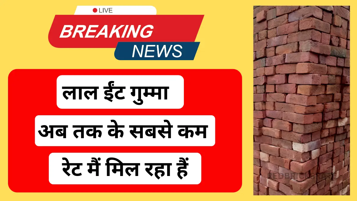 Hathras में लाल ईंट (Red Bricks) 1 Trolly का नया Rate क्या हैं View Now