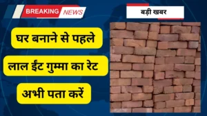 CHITRAKOOT यूपी main 1000 red brick लाल ईंट गुम्मा ka rate kya hai