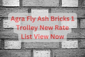 Agra Fly Ash Bricks 1 Trolley New Rate List View Now